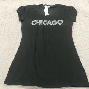 Brand new black CHICAGO t shirt!